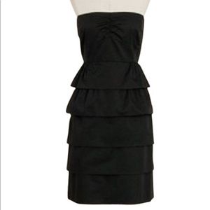 J.Crew Brynn Poplin Ruffle Dress